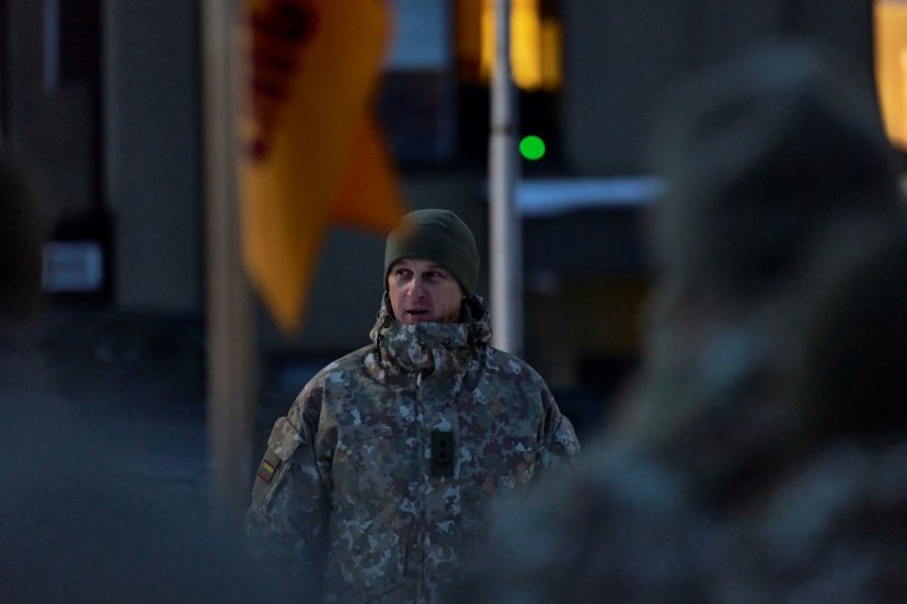 Sixth Lithuanian rotation departs for the Ukrainian military training Operation Interflex