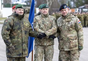 NATO Priešakinių pajėgų bataliono kovinė grupė, pradedanti naują rotaciją Lietuvoje, pervadinta į... - 8
