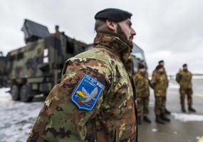 NATO oro gynybos rotacinio modelio įgyvendinimui Lietuvoje dislokuota Italijos oro gynybos... - 7