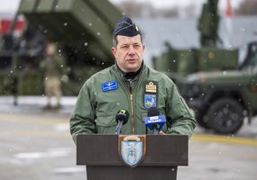NATO oro gynybos rotacinio modelio įgyvendinimui Lietuvoje dislokuota Italijos oro gynybos... - 9