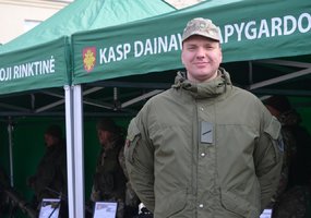 Komendantinių vienetų kariai davė priesaiką Lietuvos Respublikai - 5