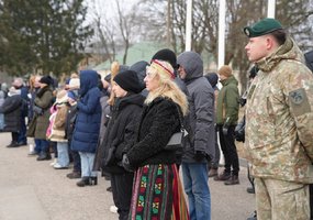 Komendantinių vienetų kariai davė priesaiką Lietuvos Respublikai - 9