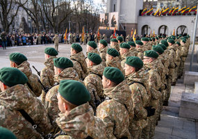 Kaune Lietuvai prisiekė Jaunesniųjų karininkų vadų mokymų klausytojai - 5