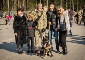 Lietuvos Respublikai Kazlų Rūdoje prisiekė beveik 200 nuolatinės privalomosios pradinės karo... - 2