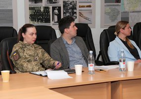 Sausumos pajėgose lankėsi delegacija iš Ukrainos ir domėjosi karių gerovės stiprinimu  - 1