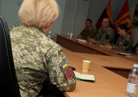 Sausumos pajėgose lankėsi delegacija iš Ukrainos ir domėjosi karių gerovės stiprinimu  - 2