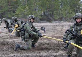 Lithuanian military personnel train at a multinational exercise in Finland - 4