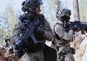 Lithuanian military personnel train at a multinational exercise in Finland - 5
