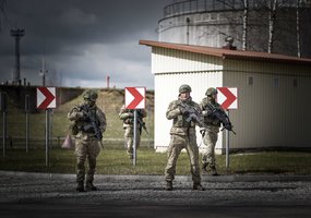 Strateginio objekto apsaugai pasitelkta vidutinio nuotolio oro gynybos sistema NASAMS - 5