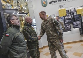 Lietuvai akredituotų užsienio šalių gynybos atašė vizitas Inžinerijos batalione - 7