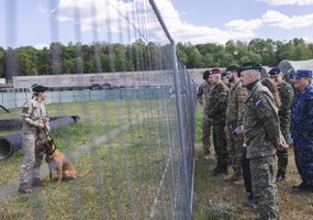 Lietuvai akredituotų užsienio šalių gynybos atašė vizitas Inžinerijos batalione - 5