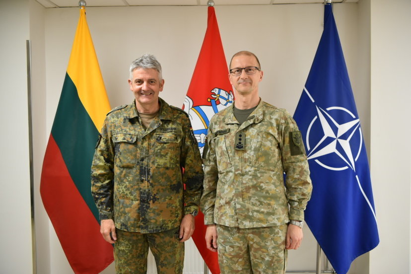 Chiefs of the Defence Staffs of Lithuania and Germany discussed defence  