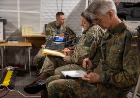 Baigiasi tarptautinės pratybos „Griffin Lightning“, pirmą kartą mūšiui vadovavo Lietuvos... - 1