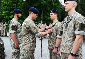 Lietuvos kariuomenės aktyvųjį rezervą papildė apie 200 NPPKT karių - 4