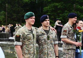 Lietuvos kariuomenės aktyvųjį rezervą papildė apie 200 NPPKT karių - 3