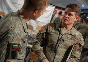 Baigiasi tarptautinės pratybos „Griffin Lightning“, pirmą kartą mūšiui vadovavo Lietuvos... - 5