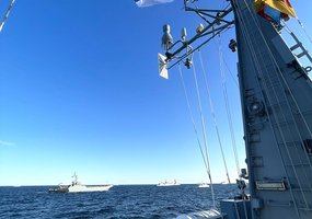 Lietuvos karo laivai prisijungė prie tarptautinių jūrinių pratybų BALTOPS 25 - 2