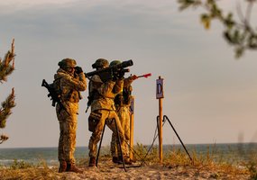 Baigėsi kovinių šaudymų į oro taikinius pratybos „Baltijos zenitas 2025“ - 1