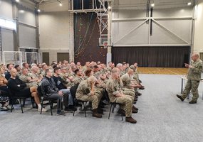 Rengimą pradėjo nauja komendantinių vienetų karių grupė - 1