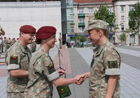 Šiauliuose vyko komendantinių vienetų karių priesaika ir šventinė Prisikėlimo rinktinės įkūrimo... - 3