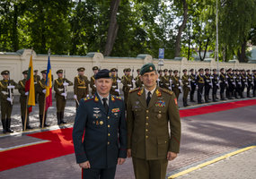 Lietuvoje pirmą kartą lankosi Moldovos kariuomenės vadas, aptarti bendradarbiavimo plėtros klausimai - 5