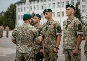 Lietuvos kariuomenės aktyvųjį rezervą papildė apie 200 NPPKT karių - 7