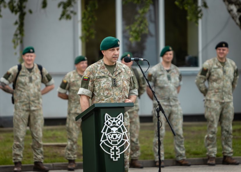 Lietuvos kariuomenės „Geležinio Vilko“ brigadai vadovauti pradeda pulkininkas Darius Meilūnas
