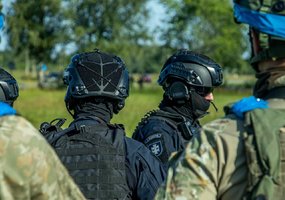 Karaliaus Mindaugo husarų batalionas pradeda lauko taktikos pratybas „Karaliaus kirtis 2025“ - 1