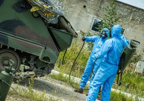 Karaliaus Mindaugo husarų batalionas pradeda lauko taktikos pratybas „Karaliaus kirtis 2025“ - 4