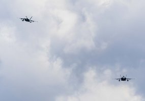 Virš Lietuvos užduotis vykdo iš JAV lėktuvnešio Viduržemio jūroje pakilę naikintuvai - 3