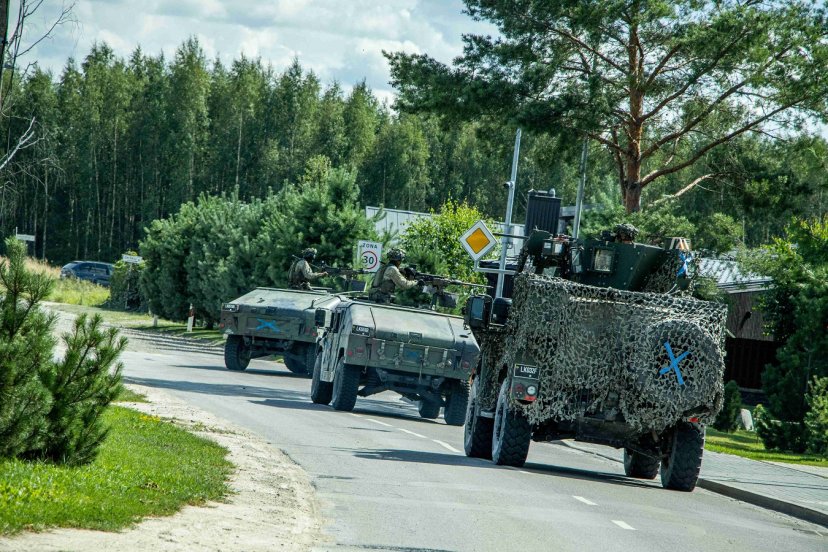 Karaliaus Mindaugo husarų batalionas pradeda lauko taktikos pratybas „Karaliaus kirtis 2025“