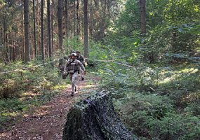 KASP 5-osios rinktinės kariai tarptautinėse karinėse varžybose Latvijoje užėmė pirmąją vietą - 1