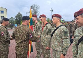 KASP 5-osios rinktinės kariai tarptautinėse karinėse varžybose Latvijoje užėmė pirmąją vietą - 3
