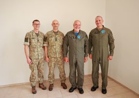 Karinių oro pajėgų kapelionas plk. ltn. dr. Virginijus Veilentas mini 20 metų tarnybos sukaktį  - 4
