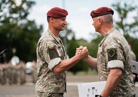 Krašto apsaugos savanorių pajėgų Žemaičių rinktinei vadovauti pradeda plk. ltn. Vaidas Stankevičius - 4