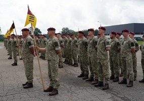 Krašto apsaugos savanorių pajėgų 1-ai rinktinei vadovauti pradėjo plk. ltn. Skomantas Povilionis - 1