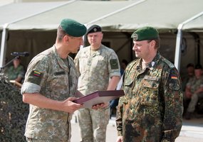 The 18th NATO Multinational Battlegroup Lithuania rotates in  - 5