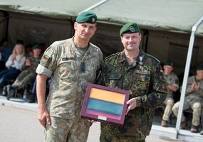The 18th NATO Multinational Battlegroup Lithuania rotates in  - 9