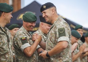 Pulkininko Juozo Vitkaus inžinerijos batalionas minėjo 30-ąsias įkūrimo metines - 1