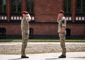Krašto apsaugos savanorių pajėgų Žemaičių rinktinei vadovauti pradeda plk. ltn. Vaidas Stankevičius - 7