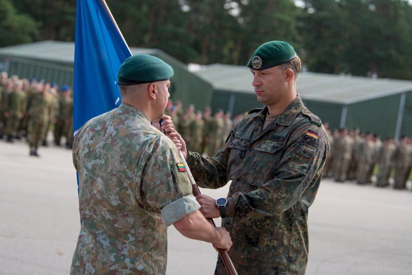 The 18th NATO Multinational Battlegroup Lithuania rotates in 