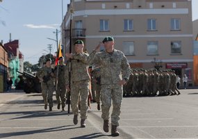 Lietuvos didžiojo etmono Jono Karolio Chodkevičiaus pėstininkų brigada „Žemaitija“ švenčia savo... - 3