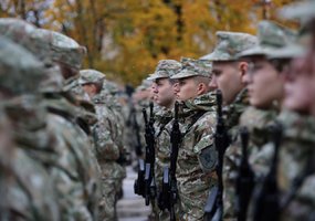 Panevėžyje prisiekė Karaliaus Mindaugo husarų bataliono kariai  - 7