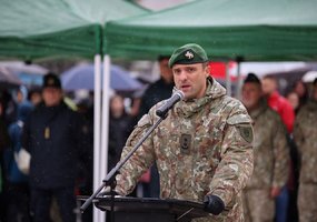 Panevėžyje prisiekė Karaliaus Mindaugo husarų bataliono kariai  - 9