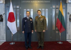Lietuvoje oficialiu vizitu lankosi Japonijos kariuomenės vadas generolas Hiroaki Uchikura - 6