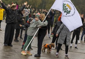 Bėgimu „In Memoriam“ pagerbti šiemet mirę Lietuvos kariai - 25