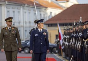 Chief of Defence of Japan General Hiroaki Uchikura on a formal visit in Lithuania  - 5