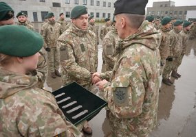 Lietuvos karių būrys išvyksta į NATO operaciją KFOR Kosove - 7