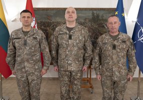 Penkiems Lietuvos kariuomenės puskarininkiams suteikti seržanto majoro laipsniai - 1