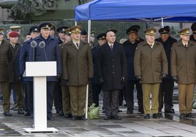 Lietuvos kariuomenės atkūrimo 107-ųjų metinių renginyje paminėtas pirmosios atkurtos kariuomenės... - 1